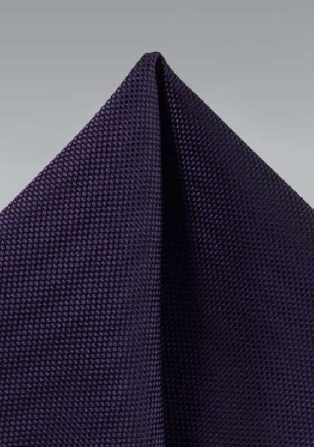 Matte Pocket Square in Italian Plum