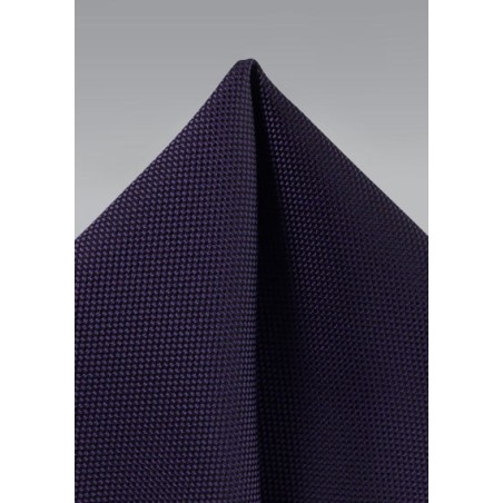 Matte Pocket Square in Italian Plum