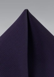 Matte Pocket Square in Italian Plum