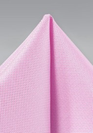 Carnation Pink Matte Pocket Square