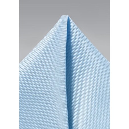 Light Baby Blue Mens Pocket Square