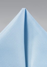 Light Baby Blue Mens Pocket Square