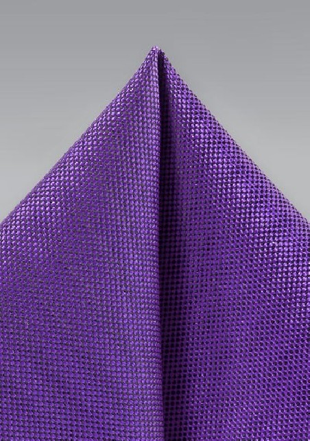Violet Matte Pocket Square