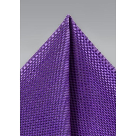Violet Matte Pocket Square