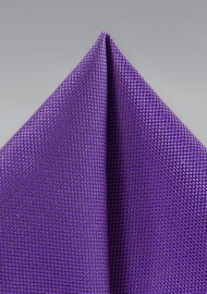 Violet Matte Pocket Square