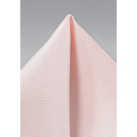 Peach Blush Matte Finish Pocket Square
