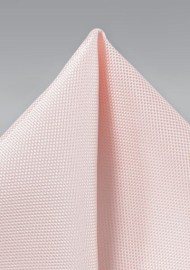 Peach Blush Matte Finish Pocket Square
