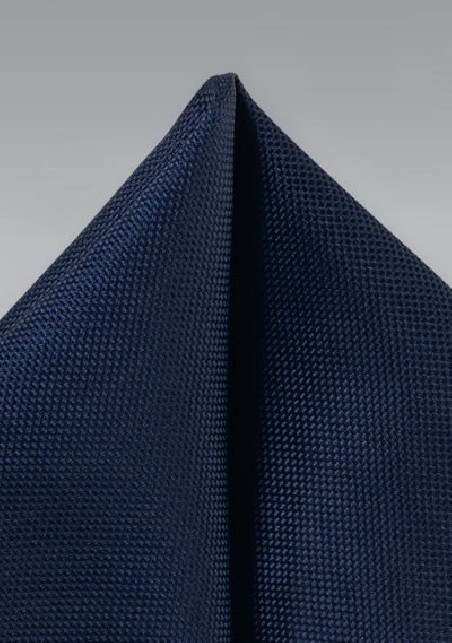 Midnight Pocket Square in Matte Finish