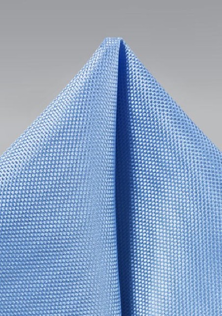 Matte Pocket Square in Sky Blue