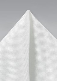 Formal Ivory Pocket Square