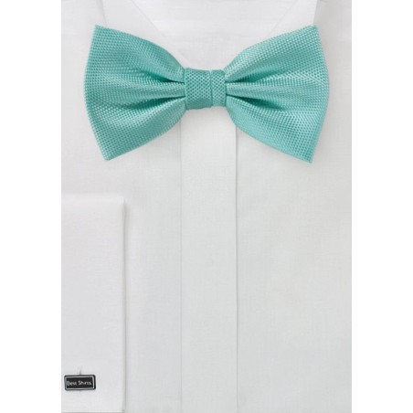 Matte Texture Bowtie in Mermaid