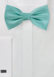 Matte Texture Bowtie in Mermaid