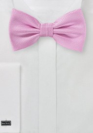 Carnation Pink Bowtie in Matte Finish