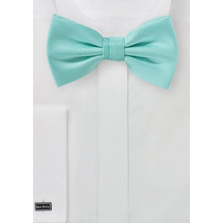 Textured Bowtie in Beach Glass