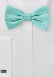 Textured Bowtie in Beach Glass