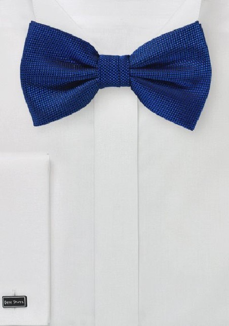 Matte Bowtie in Marine Blue