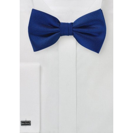 Matte Bowtie in Marine Blue