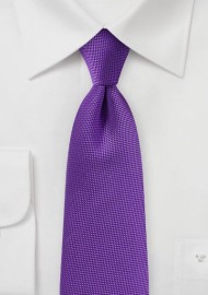 Rich Violet Purple Textured Tie