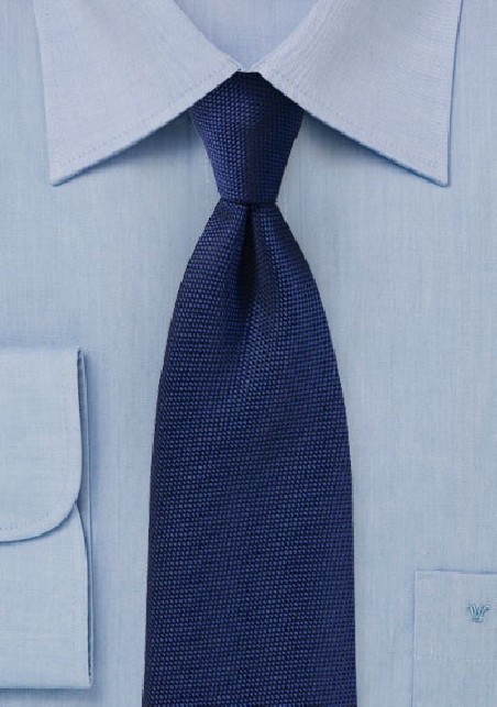 Menswear Navy Textured Tie