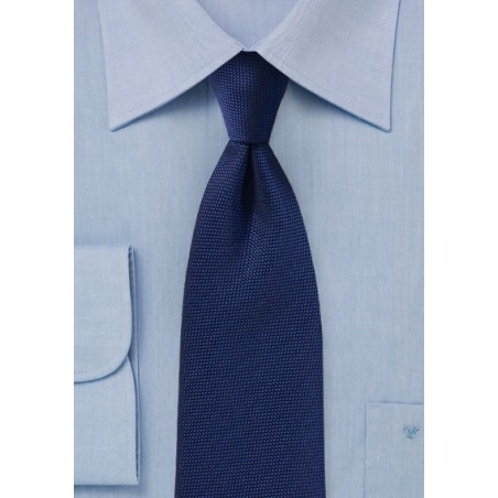 Menswear Navy Textured Tie