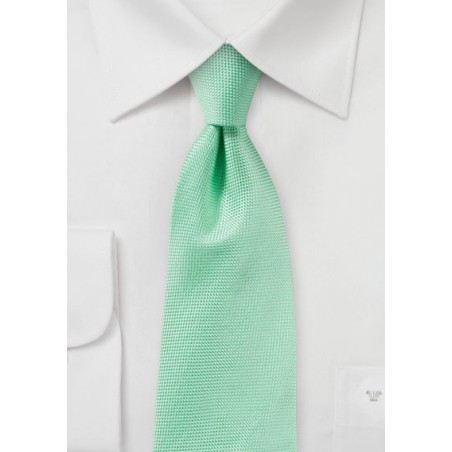 Matte Tie in Summer Mint