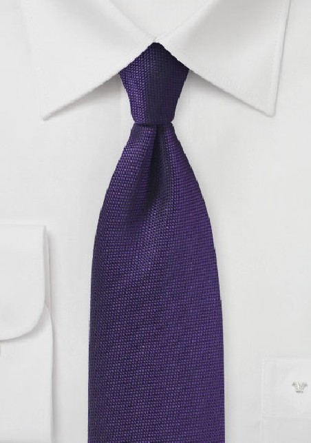 Regency Purple Matte Finish Tie