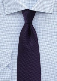 Majesty Purple Textured Tie
