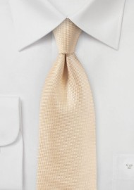 Textured Tie in Peach Apricot