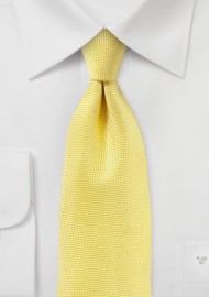 Sun Yellow Matte Woven Tie