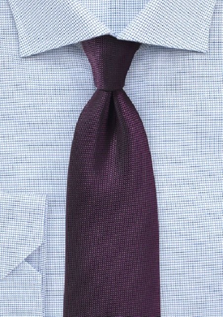 Matte Tie in Grape