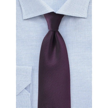 Matte Tie in Grape