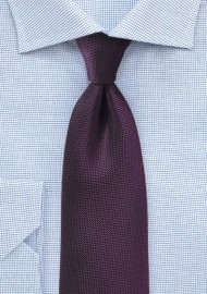 Matte Tie in Grape