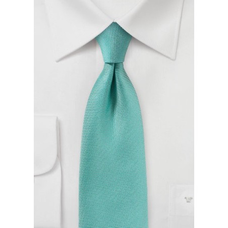 Mermaid Blue Matte Finish Tie