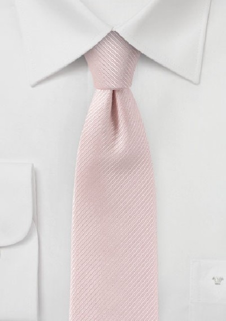 Pastel Pink Skinny Tie