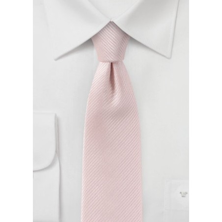 Pastel Pink Skinny Tie