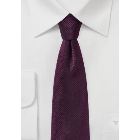 Wine Red Skinny Tie
