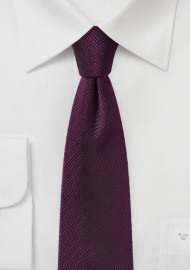 Wine Red Skinny Tie