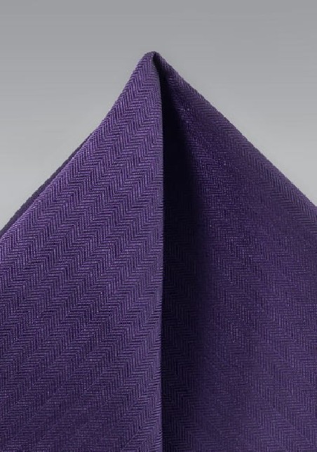 Purple Textured Pocket Square