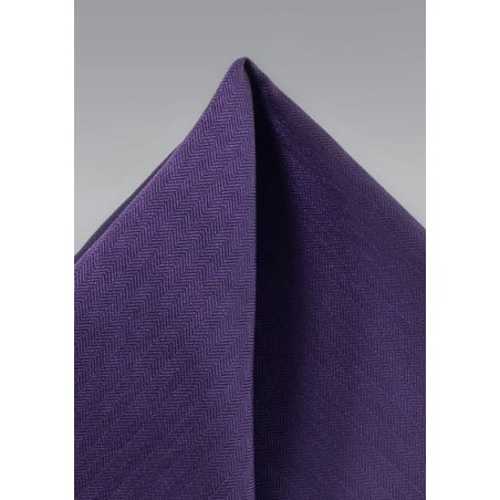 Purple Textured Pocket Square