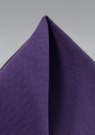 Purple Textured Pocket Square