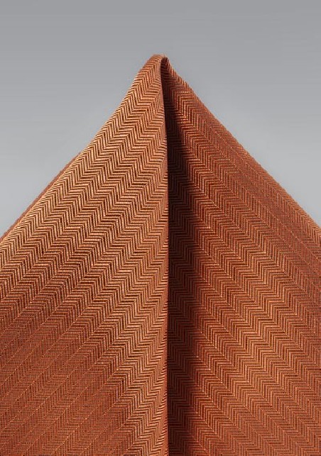 Texture Hanky in Burnt Orange