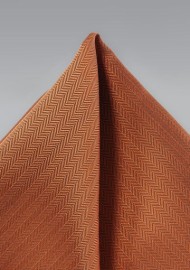 Texture Hanky in Burnt Orange