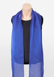 Chiffon Scarf in Horizon Blue