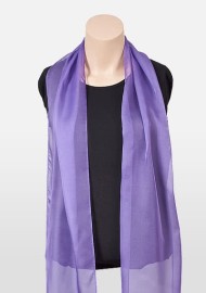 Freesia Purple Chiffon Scarf