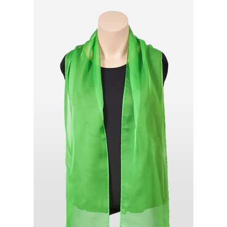 Chiffon Scarf in Kelly Green