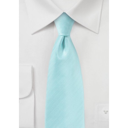 Pool Blue Textured Tie