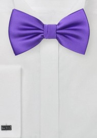 Solid Bow Tie in Freesia Purple