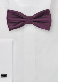 Kids Bow Tie in Plum