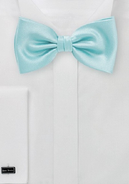 Kids Bow Tie in Pool Blue
