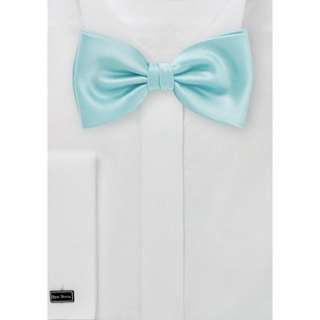 Kids Bow Tie in Pool Blue
